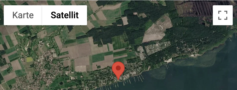 Karte mit dem Umschalter zwischen "Karte" und "Satellit", aktiv ist die Satellitenansicht